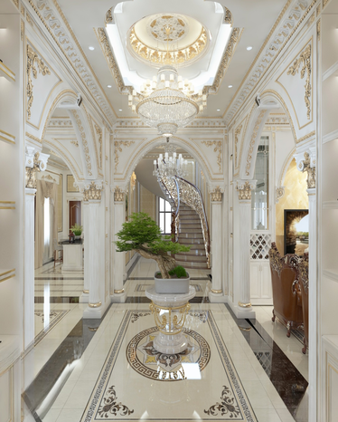 Thiết kế nội thất biệt thự liền kề 4 tầng